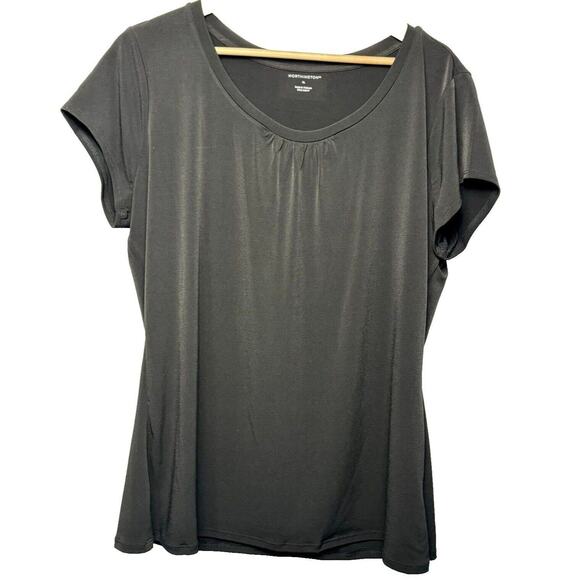 Worthington Solid Black Blouse Size XL - Picture 1 of 4